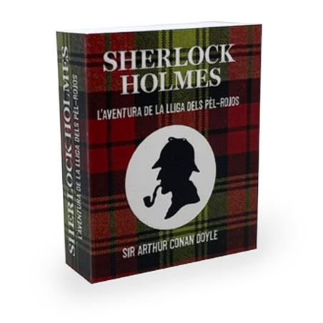 minillibre Sherlock Holmes -La aventura de la lliga dels p&egrave;l-rojos-01