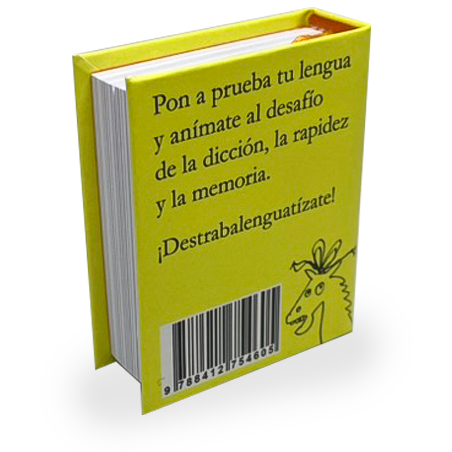 Contraportada Minilibro Trabalenguas tapa dura